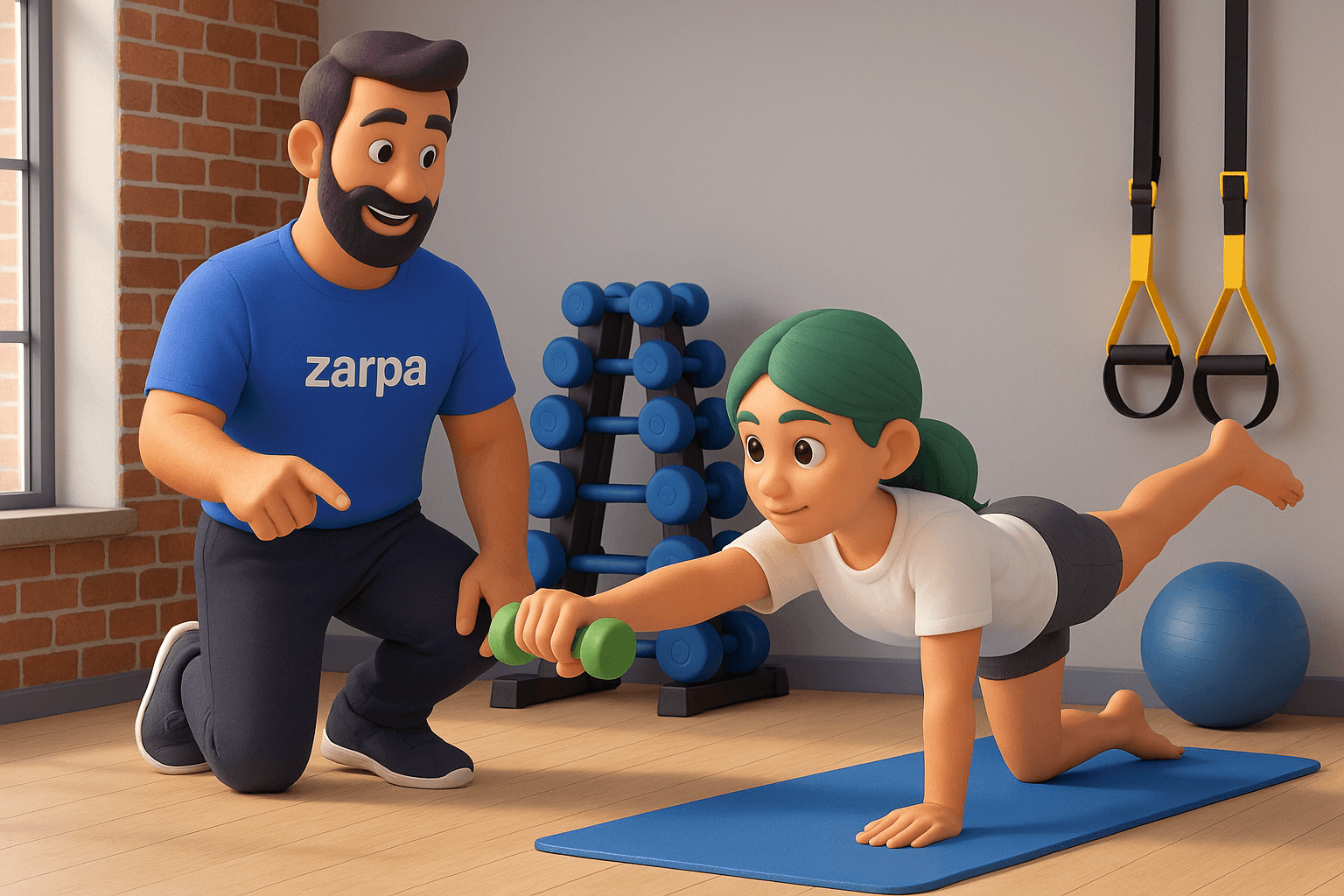 Фізична терапія у Zarpa - Вправи, які змінюють життя. Наші терапевти підбирають персональні програми, щоб 