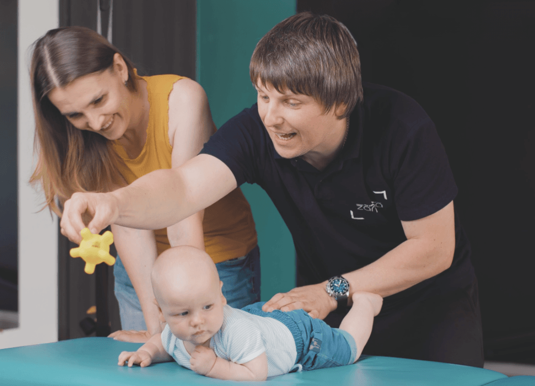 Захар Козій з дитиною