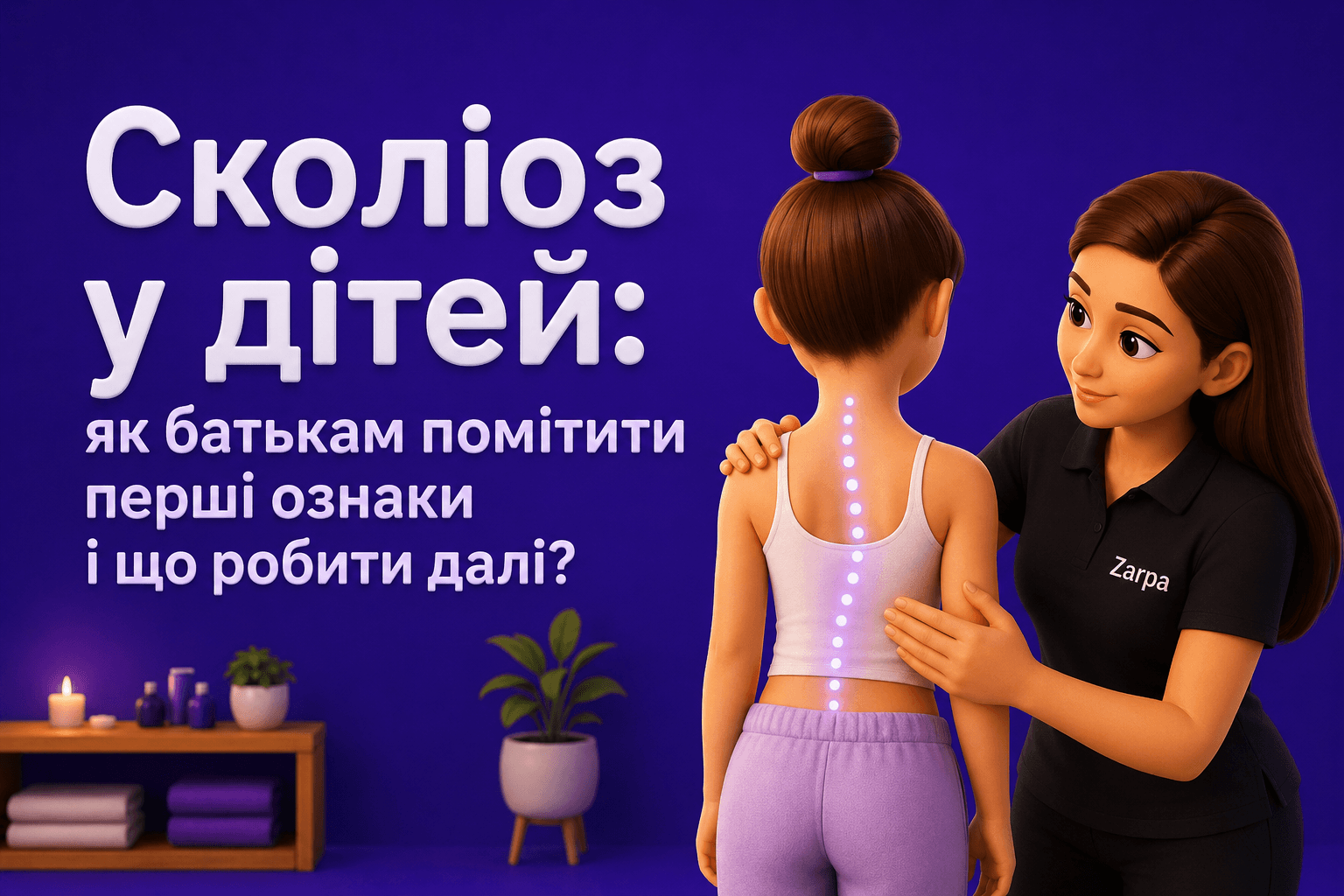 Сколіоз у дітей: як батькам помітити перші ознаки і що робити далі?
